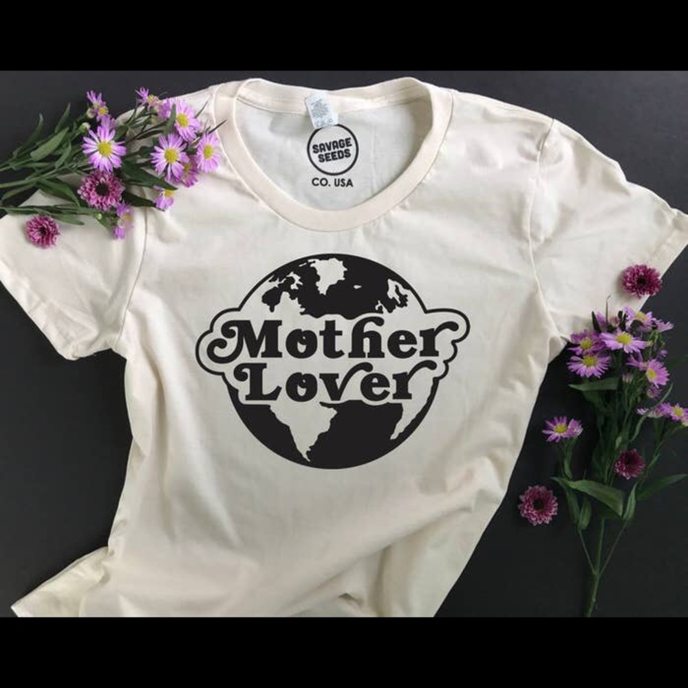 Mother lover mama tee and baby onesie